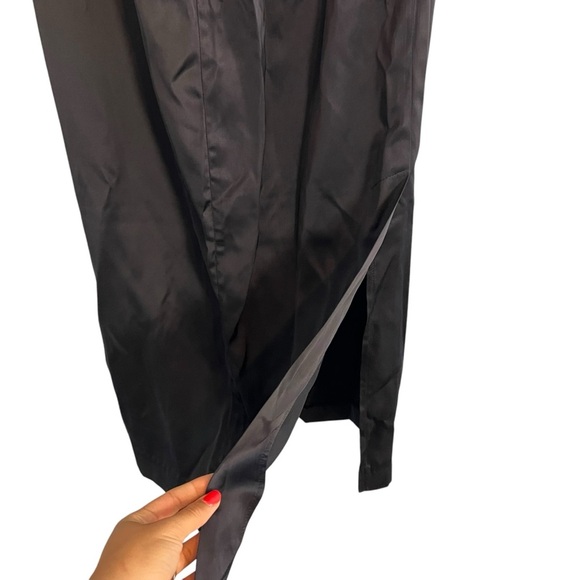 Roomk The Frankie Shop Hepburn Midi Skirt Deep Navy - Picture 5 of 8